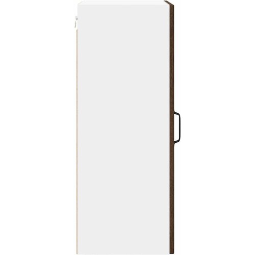  Zidni stakleni ormarić Lucca 2 pcs Smeđi hrast 40 x 31 x 80 cm Slike