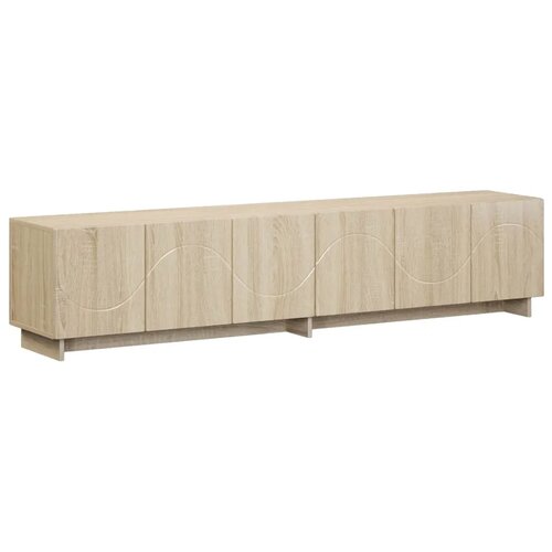  TV stalak 180 x 34 5 x 40 cm Hrast sonoma Konstruirano drvo - Hrast sonoma 179.5 x 34.5 x 40 cm Slike