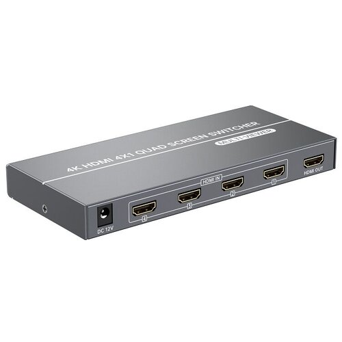 Kettz MQ-K430 HDMI Preklopnik 4u1, Quad/Multiview funkcija, 4K, 30Hz Slike