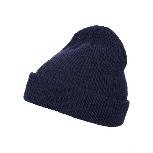Flexfit Long knitted hat in a navy design Slike
