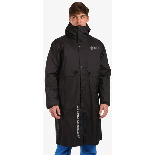 Kilpi TEAM RAINCOAT-U Black ski raincoat