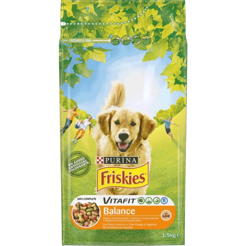 Friskies Dog Balance Piletina i Povrće - 500 g Slike