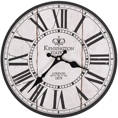 VidaXL Starinska stenska ura London 30 cm Slike