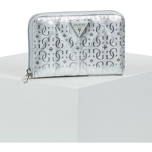 Guess ALDINA SLG MEDIUM ZIP AROUND Srebrna Slike