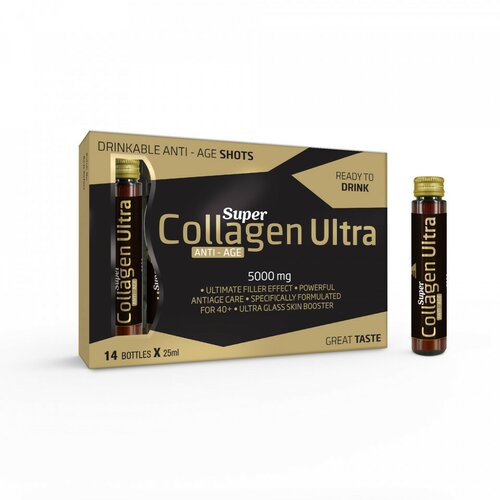 Super collagen anti-age Ultra 5000 mg, 14 X 25 ml Slike