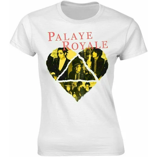 Palaye Royale Košulja Heart L Bijela