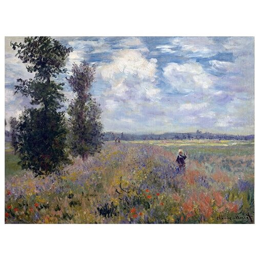 Fedkolor reprodukcija slike Claude Monet - Poppy Fields near Argenteuil, 40 x 30 cm Slike