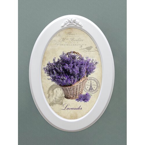 Home Gallery Sika "Lavanda u korpi" u ovalnom okviru 27x37cm Cene