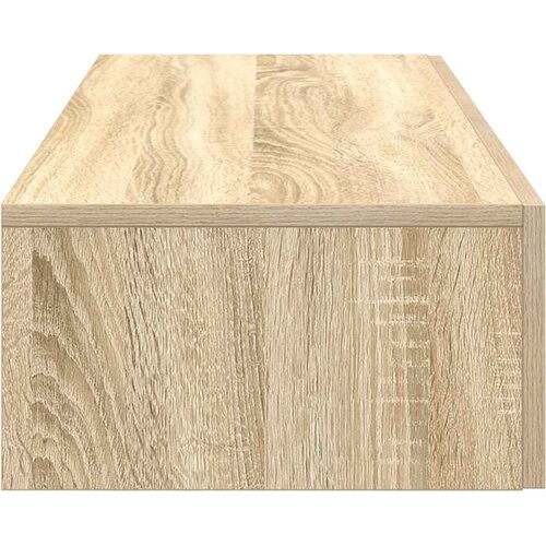  Zidna polica s ladicama sonoma hrast 100x36x19 cm izrađeno drvo Slike