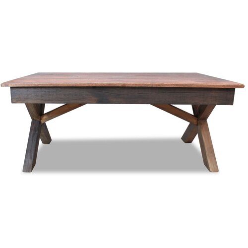 Maison Chic Klubska mizica - kavna mizica - Nizka mizica iz mešanega recikliranega lesa 110x60x45 cm, (21754591) Cene