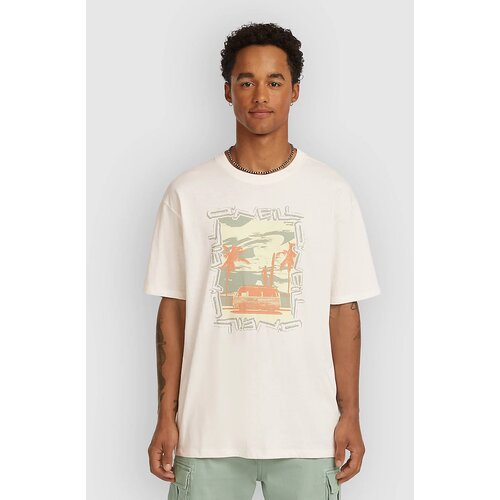 O'neill Photo Front Print T-shirt snow white Cene