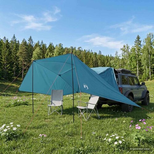  za auto Plava 308 x 215 x 220 cm Poliester i čelik Cijene