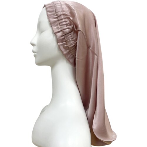 INF kapa za lase, kapa za spanje, nočna kapa, murvina svila lightpink, (21278781) Slike