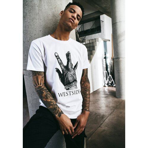 MT Men Westside Connection 2.0 T-Shirt White Cene