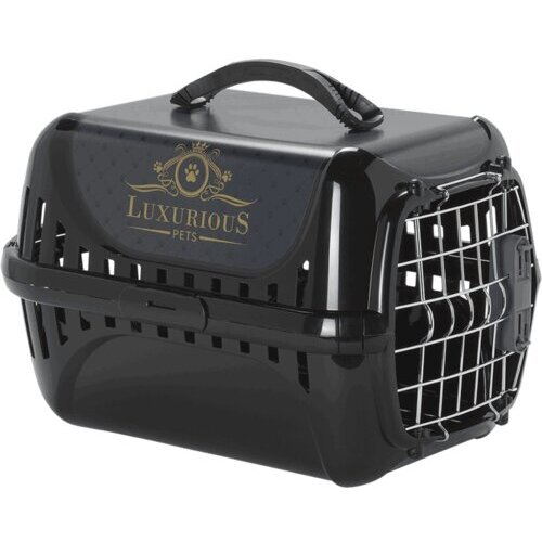 Moderna Transporter za pse i mačke Trendy Runner Luxurious, Crni Slike