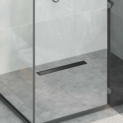  2 u 1 odvod za tu&scaron; Crna 50 cm Nehrđajući čelik 304 Cijene