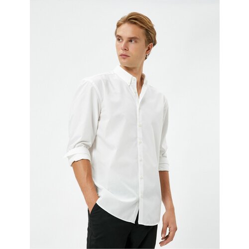 Koton Classic Shirt Long Sleeved Cuff Collar Slike
