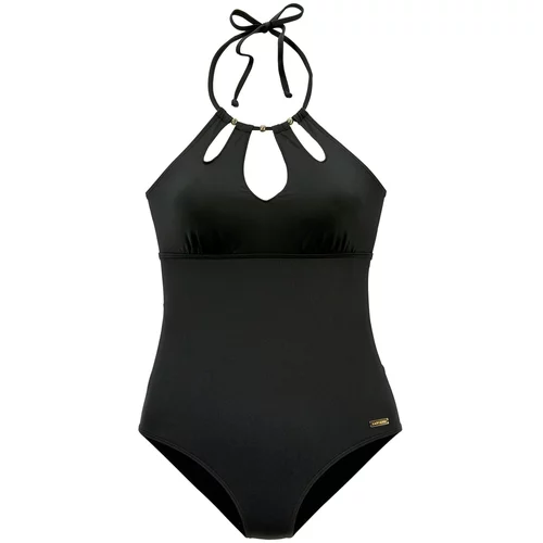 Lascana Jednodijelni kupaći kostim 'Italy' crna