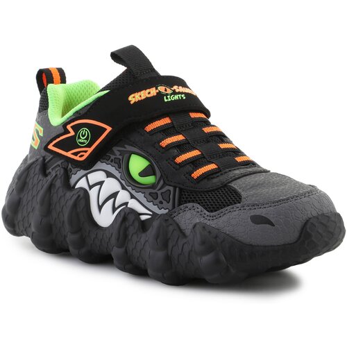 Skechers Sandali & Odprti čevlji Skech-O-Saurus - Rapid-Dino 400112L-BKLM Black/Lime Črna Cene