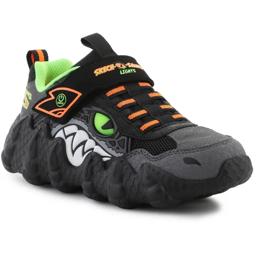 Skechers Sandali & Odprti čevlji Skech-O-Saurus - Rapid-Dino 400112L-BKLM Black/Lime Črna