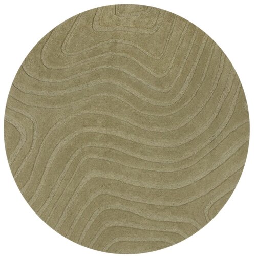 Flair Rugs Kaki zeleni ručno rađen vunen okrugao tepih &amp;oslash; 160 cm Mesmerise Sage &amp;ndash; Slike