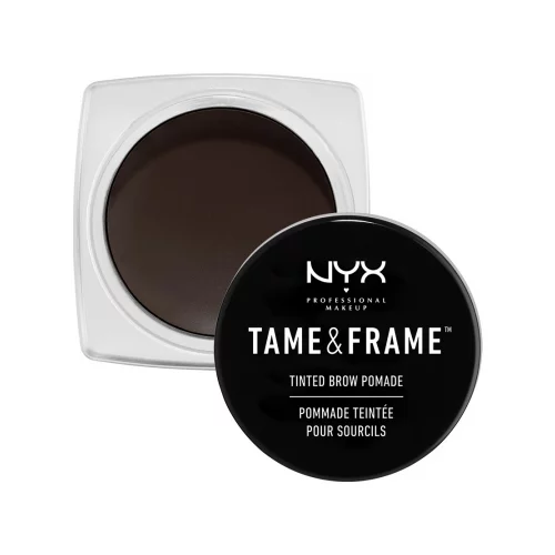 NYX Professional Makeup gel za obrvi - Tame & Frame Tinted Brow Pomade – Black (TFBP05)