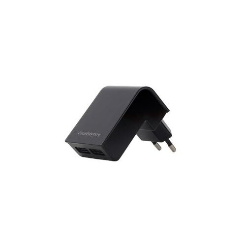  USB punjač GEMBIRD, 2 porta 2,1A, black, EG-U2C2A-02 Slike