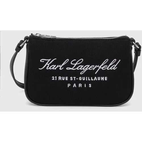 Karl Lagerfeld Torbica črna barva