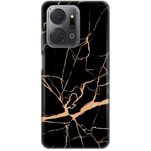  Silikonska maska za Honor X7a All Black Print crna Cene