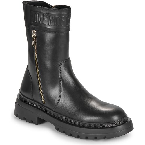 Love Moschino Polškornji HER LOVE ANKLE BOOT Črna Cene