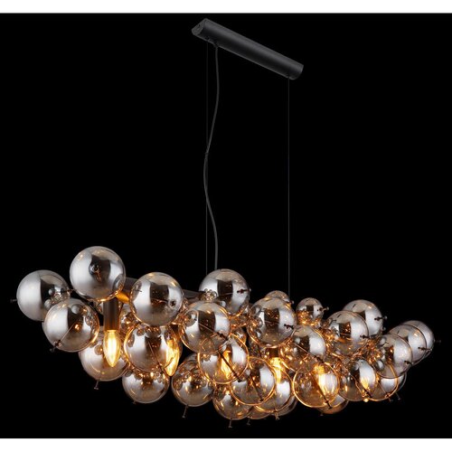 Globo 15633H1S - Luster na sajli UDO 6xE14/25W/230V crna Slike