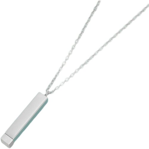 INF Ogrlica s pravokotnim obeskom Silver, (22104096) Slike