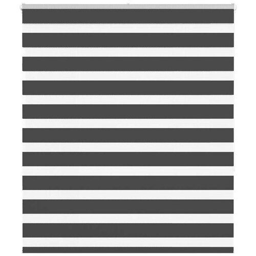 vidaXL Zavjesa zebra crna 125x150 cm širina tkanine 120,9 cm poliester Cijene