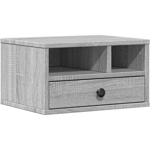 VidaXL Stalak za pisač siva boja hrasta 40x32x22,5cm konstruirano drvo Slike