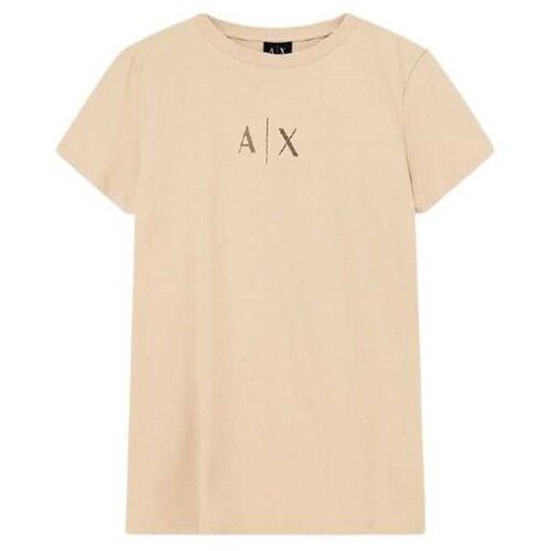Armani Exchange bež ženska majica Cene
