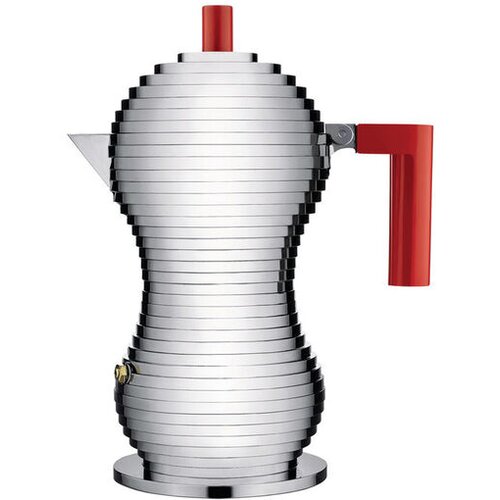 Alessi Pulcina Induction Red 3 Cups - Moka Pot Cene