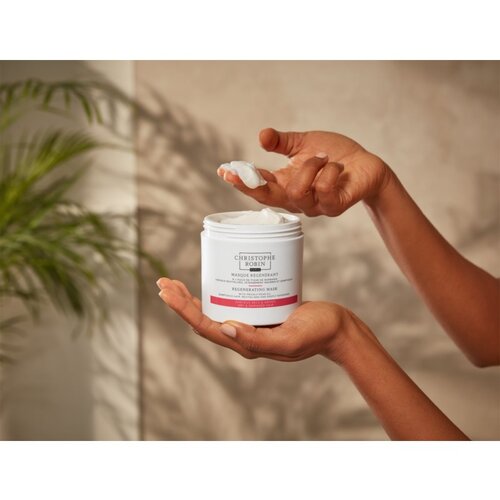 Christophe Robin Regenerating Mask with Prickly Pear Oil regeneracijska maska za suhe, po&amp;scaron;kodovane, kemično obdelane lase 250 ml Slike
