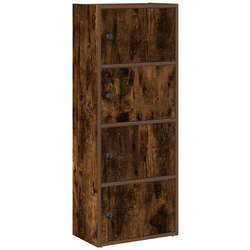 Maison Chic Knjižna omara - Knjižni regal dimljeni hrast 40x24x102 cm inženirski les, (21724793) Cene