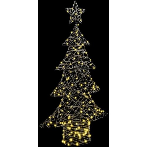  Božićno drvce s 160 LED svjetlima Topla bijela 150 cm Ratan Slike