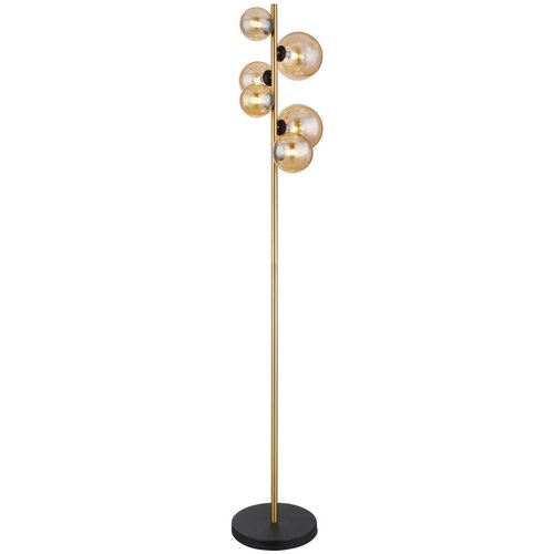 Globo Riha Podna LED svjetiljka (3,5 W, Visina: 155 cm, Zlatna, Zlatna, Topla bijela) Slike