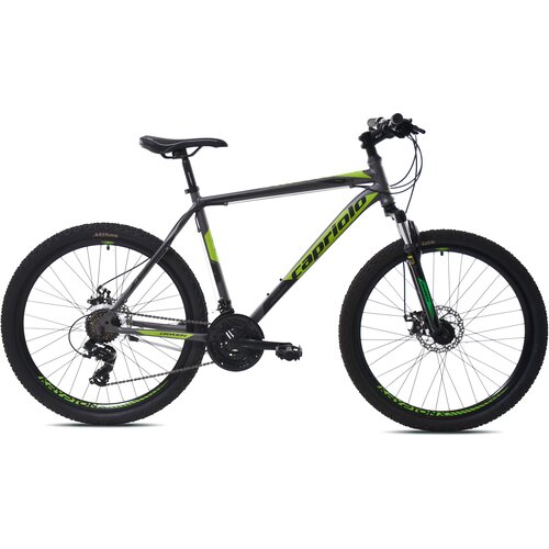 Capriolo planinski bicikl oxygen 18, 20"/26", sivo-zeleni Cene