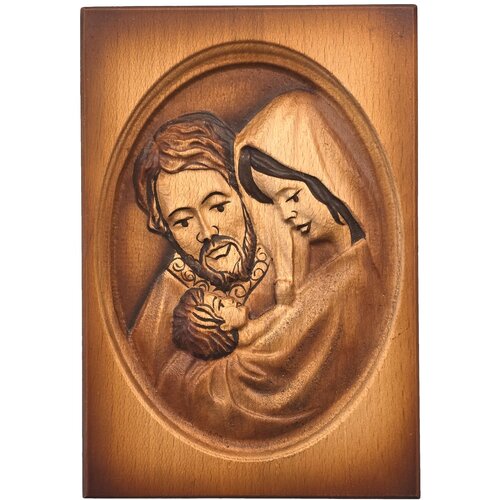 Drvena slika Svete obitelji 19 x 13 cm Slike