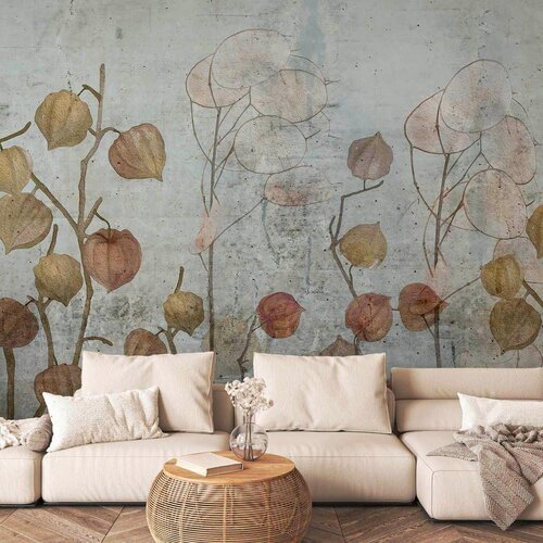 Artgeist Fototapeta Painted Lunaria, 450x315cm Slike