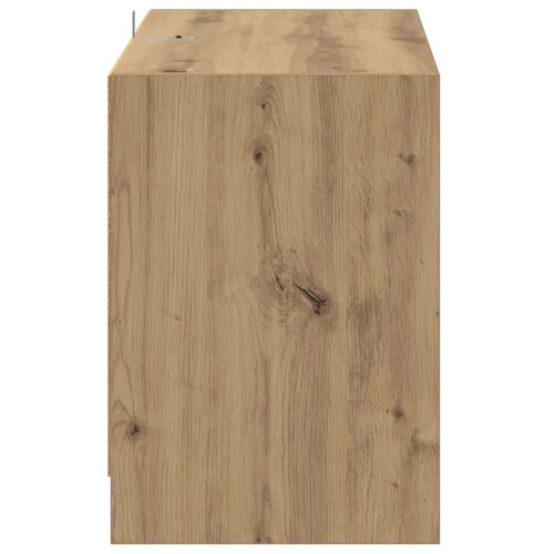  TV komoda 147 x 35 x 50 cm Hrast artisan Prerađeno drvo - Hrast artisan Slike