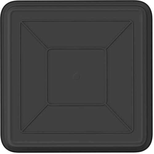  Kvadratna posuda za cvijeće 24 pcs Crna 18 x 18 x 2 cm Plastika Slike