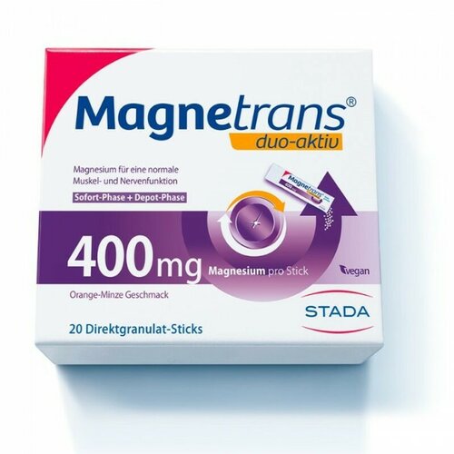Magnetrans duo-activ 400 mg, 20 direkt kesica Cene
