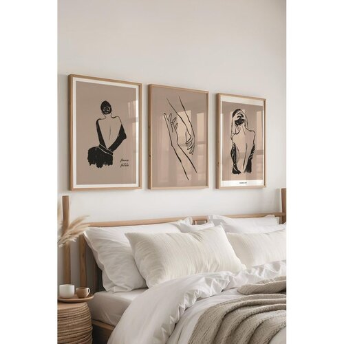 WALLXPERT Č-300606 - 5070 set dekorativnih slika (3 komada) Slike