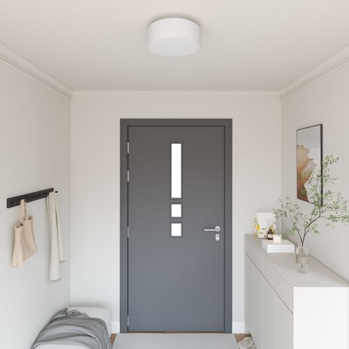 VidaXL Lampa Bijela Plastika, Tkanina 30 x 30 x 13.5 cm Slike