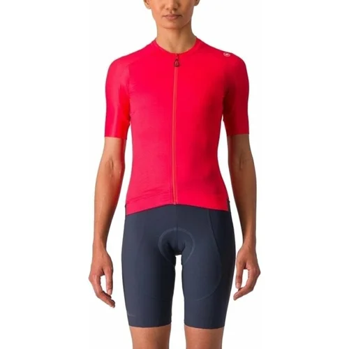 Castelli Espresso W Jersey Dres Hibiscus/Dark Gray M