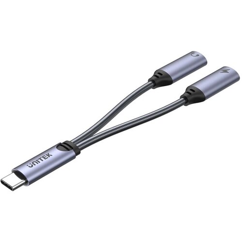 Promate ADAPTADOR DE CABO DE &amp;Aacute;UDIO UNITEK USB-C PARA CONECTOR DE 3,5 MM PARA CELULAR, LAPTOP E TABLET 2, (5000261410) Slike